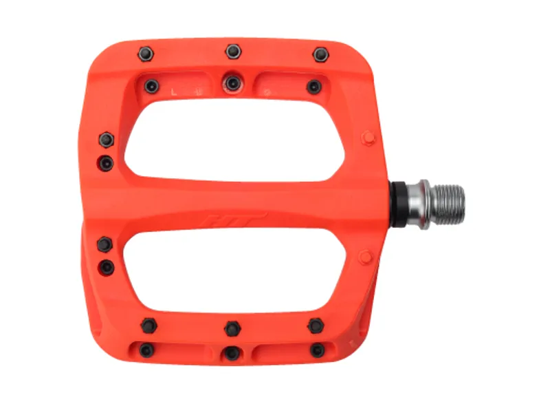 HT Components PA03A 9/16-inch BMX Pedals in Neon Orange