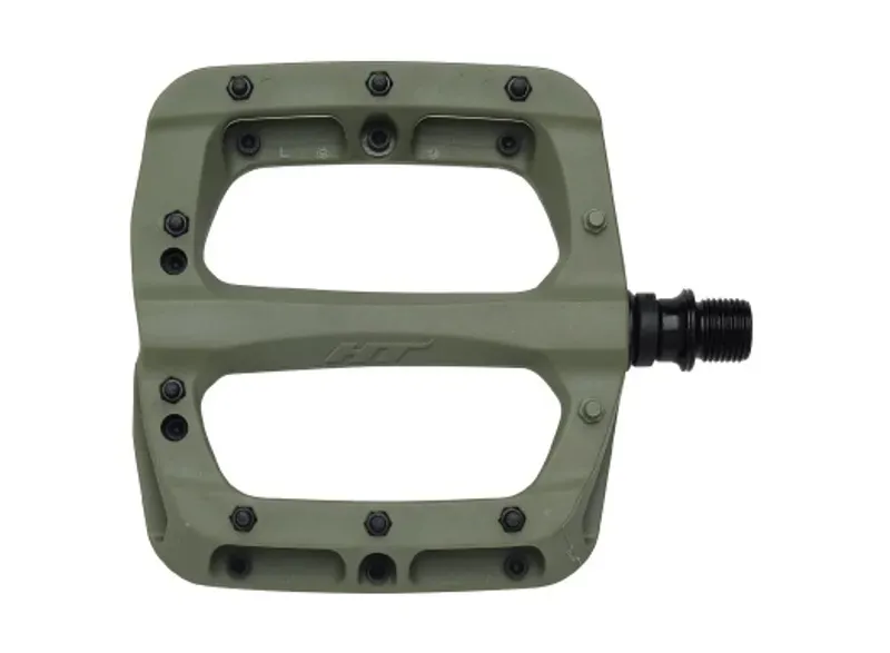 HT Components PA03A 9/16-inch BMX Pedals in Olive