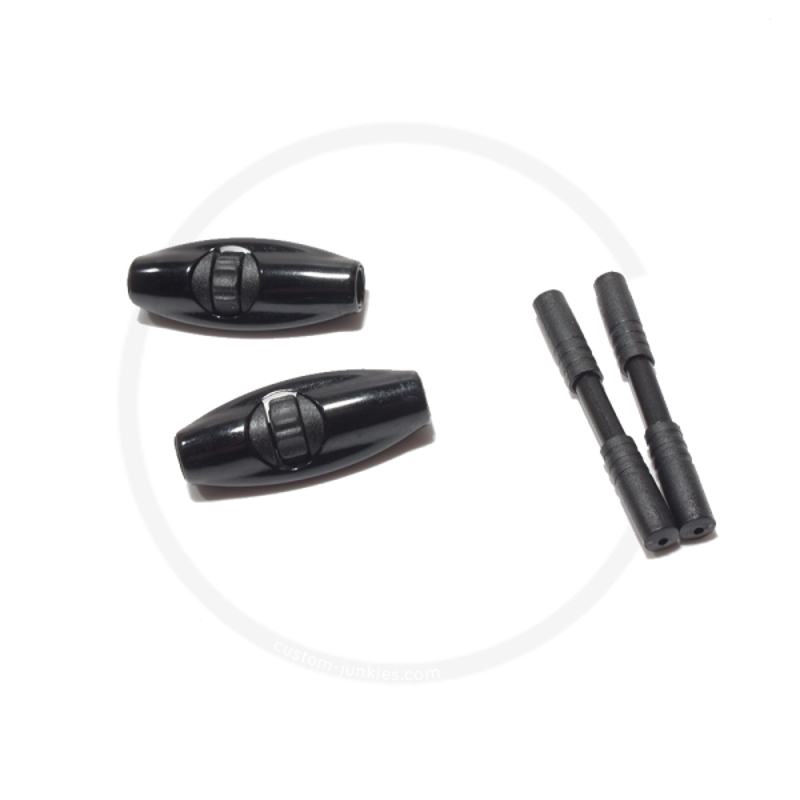 XLC SH-X06 Inline 4mm Gear Cable Adjusters in Black