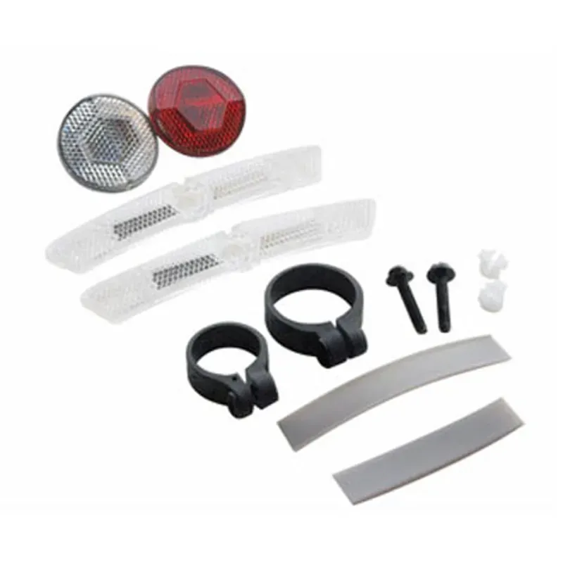 Cateye Bicycle Reflector Kit Front Rear And Wheels