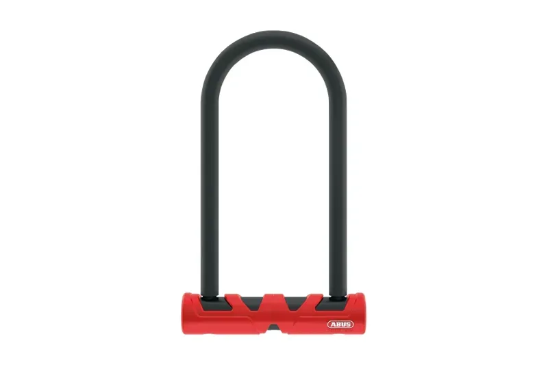 ABUS Ultimate 420 U-Shackle Lock 230mm (Gold Sold Secure) BLACK/RED 17mm
