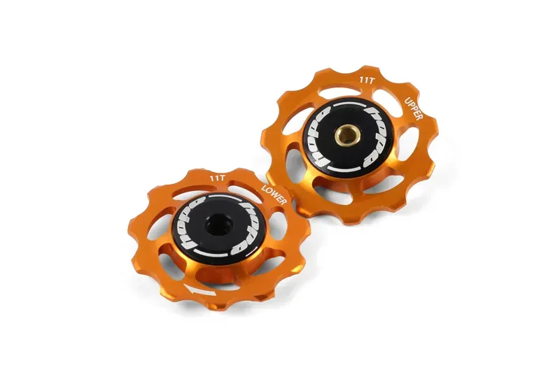 Hope 11 Tooth Jockey Wheel Pair in Orange