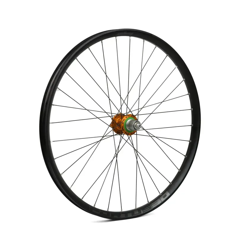 Hope 27.5 Fortus Pro 4 30W 148mm Rear Wheel in Orange