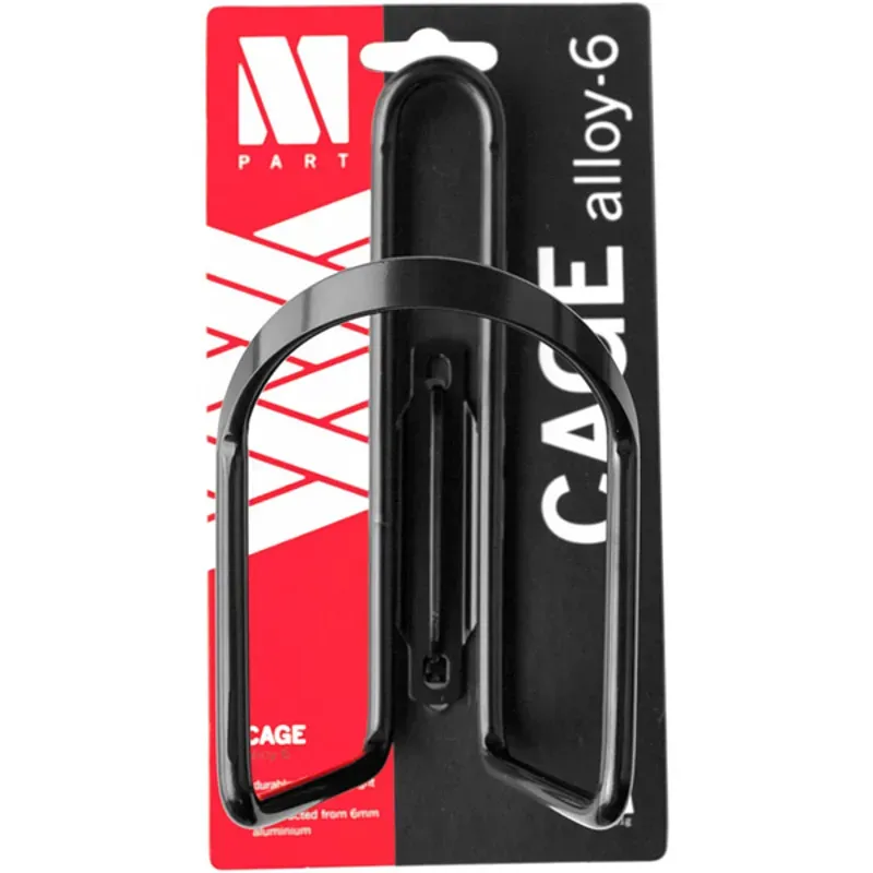 M Part Alloy-6 Aluminium Bottle Cage in Black