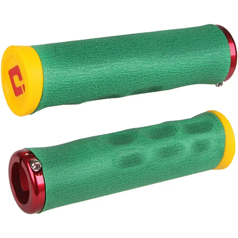 Odi Dread Lock Rasta Mountain Bike 130mm Grips in Green