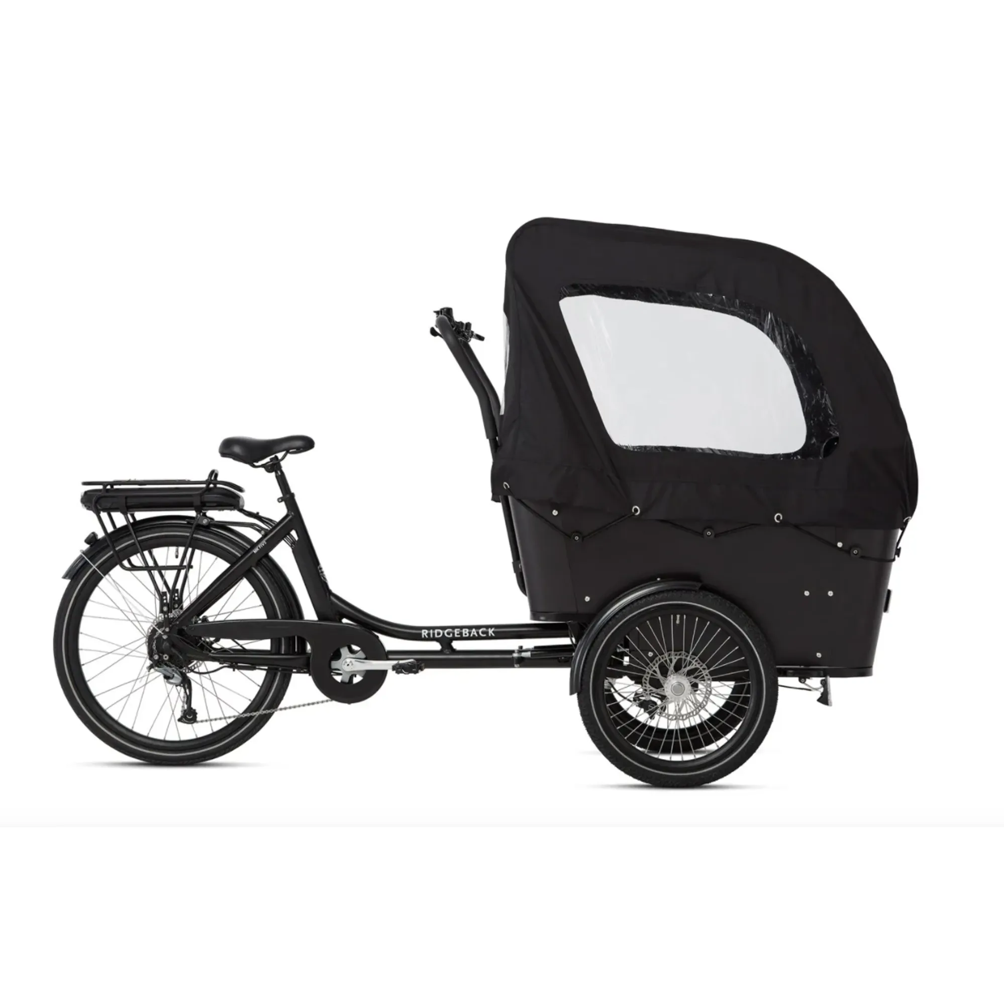 Ridgeback Mk5 Electric Cargo Bike Black one size - Main Image