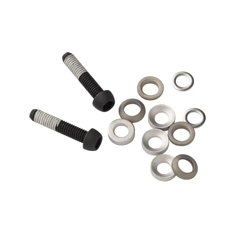 SRAM T25 15mm Stainless Steel 2-pack Bracket Mounting Bolts in Black